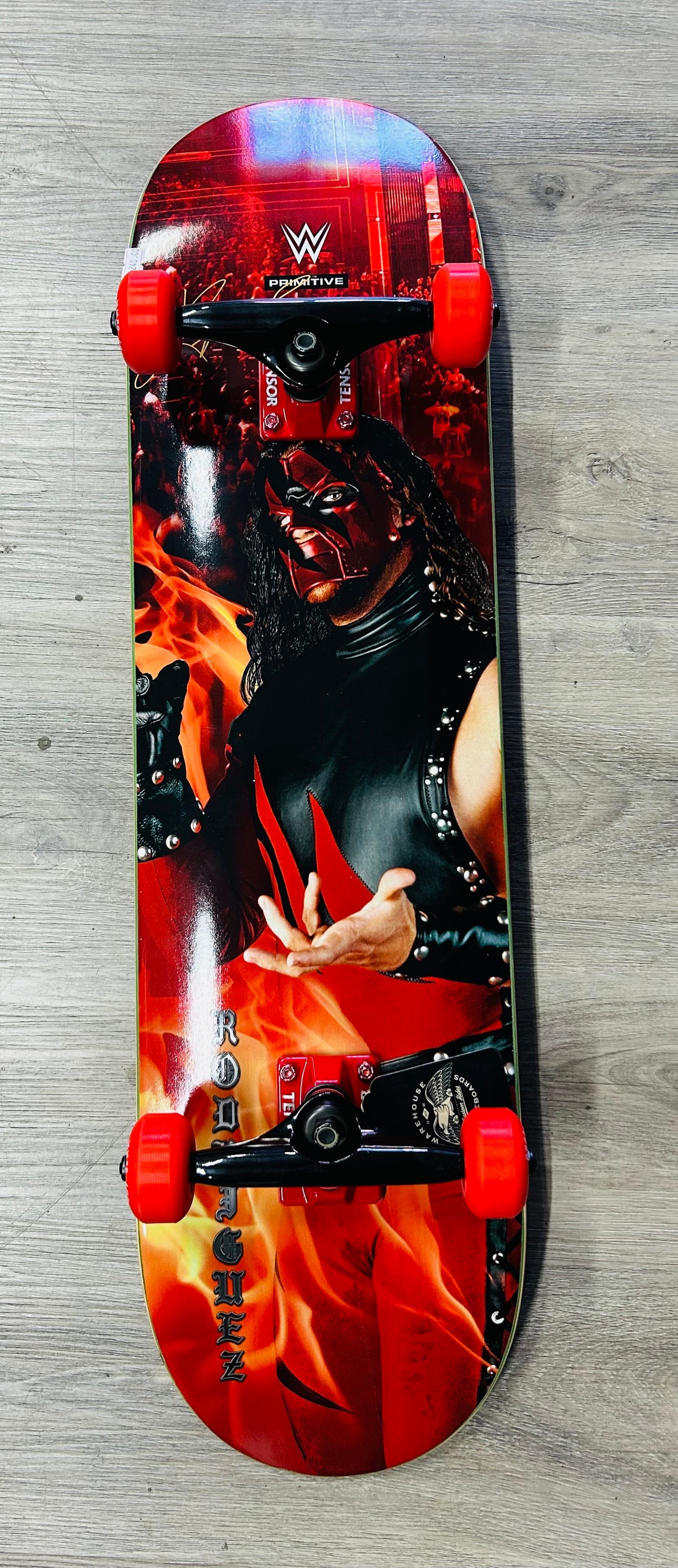 Primitive x WWE Rodriguez Kane 8.25" Skateboard Deck (Complete)