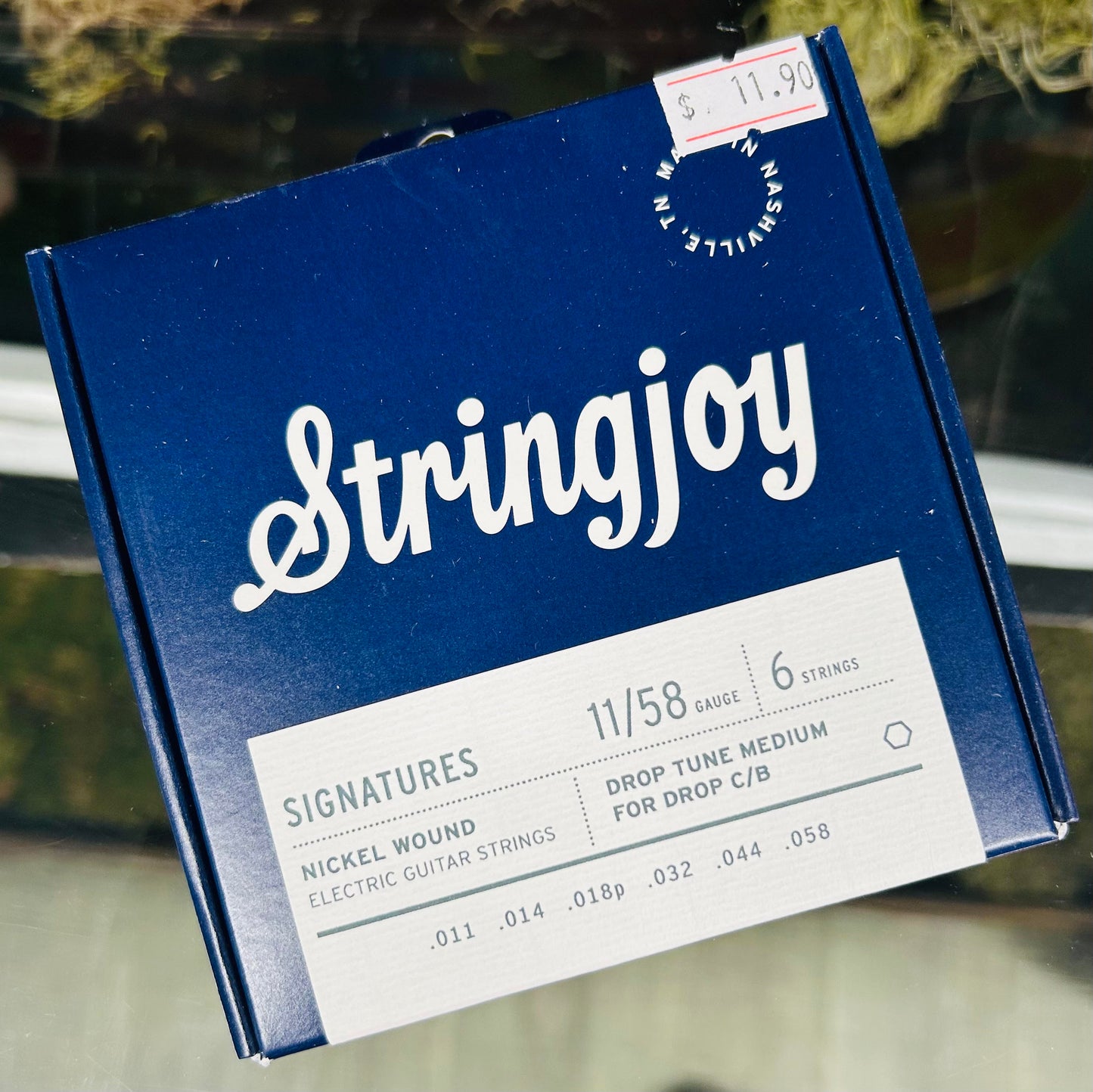 Stringjoy 11-58 Drop C Gauge Signatures - Nickel Wound Electric Guitar Strings