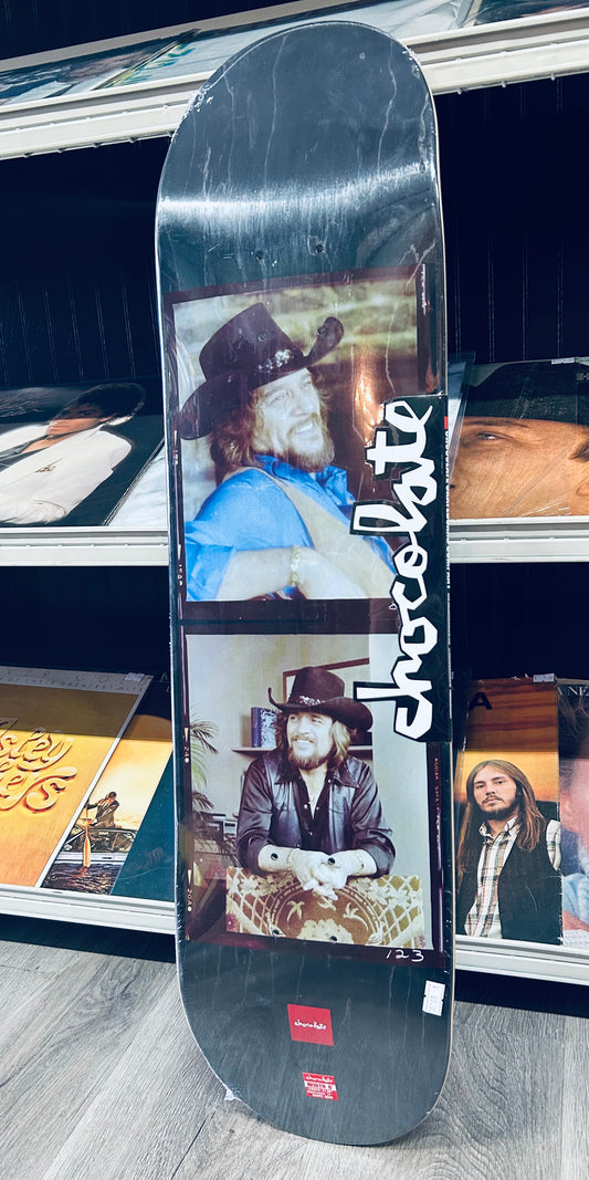 Chocolate Capps Waylon Jennings Skateboard Deck