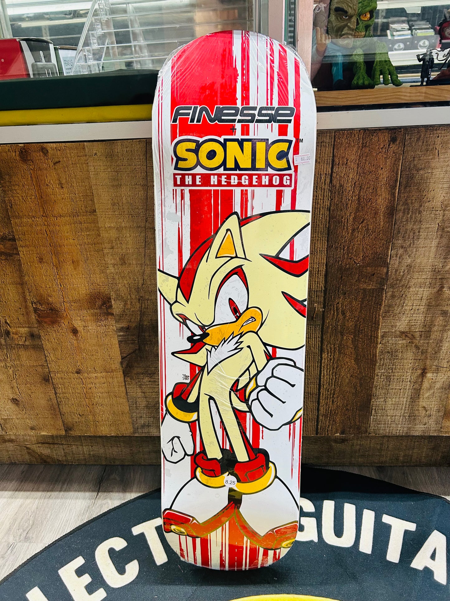 Finesse Super Shadow The Hedgehog Skate Deck