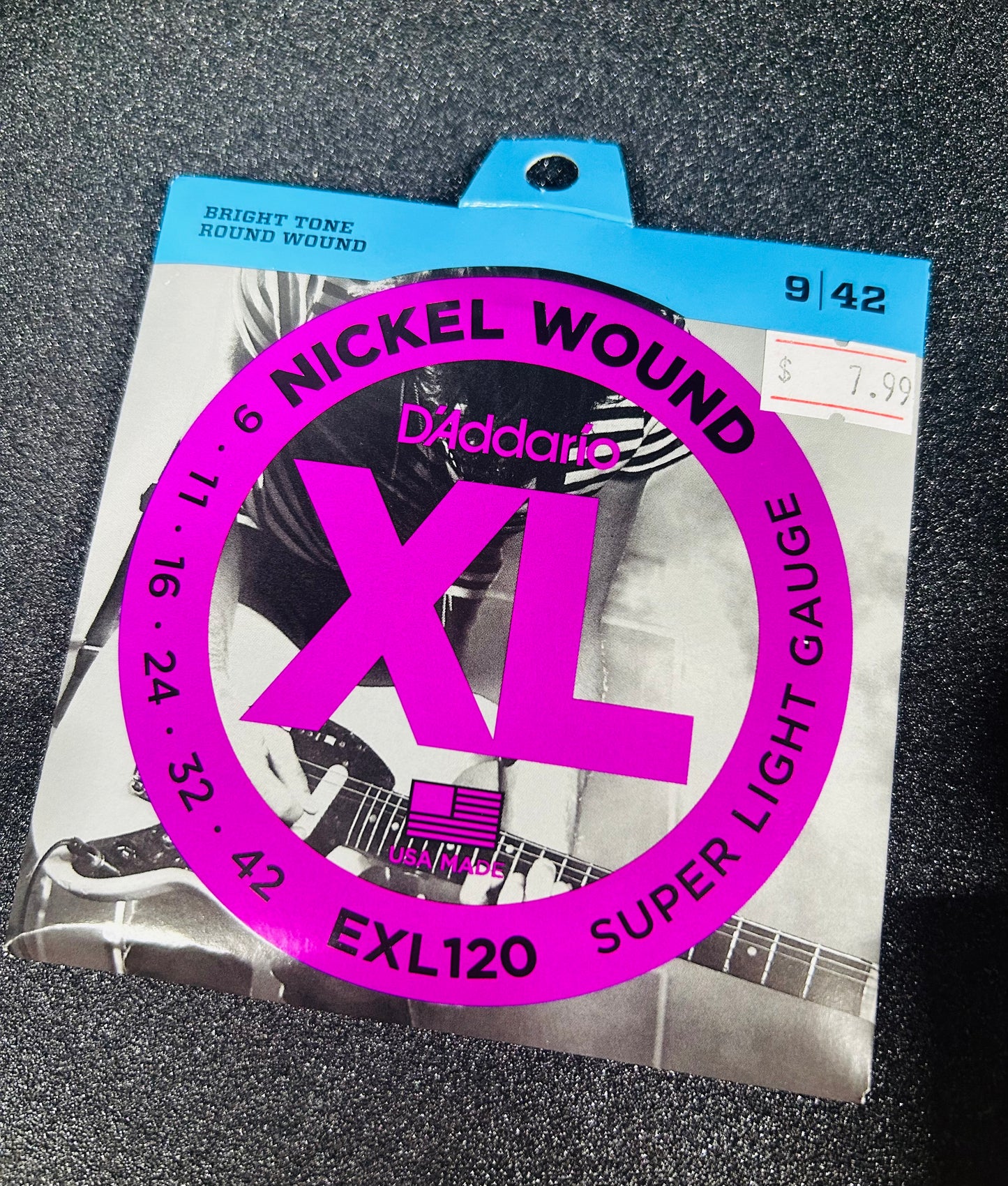 D'Addario Guitar Strings - XL Nickel Electric Guitar Strings - EXL120 - 09-42 Super Light